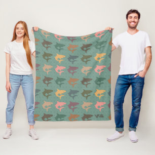 Shark Gift Blanket Vintage Shark Lover Throw