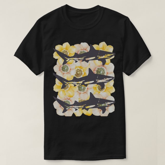 Shark Gifts for Girls, Shark Clothing T-Shirt (Design Front)