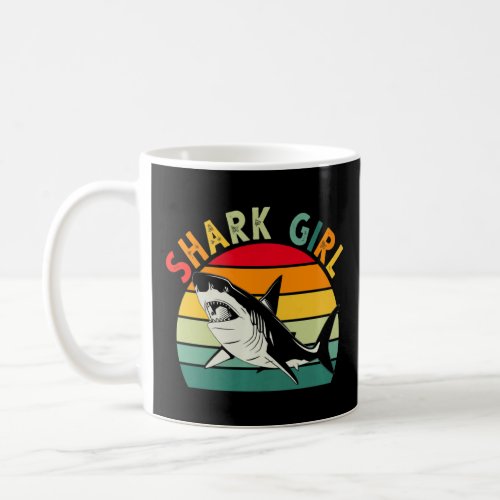 Shark Girl Cute Kids Shark  Coffee Mug