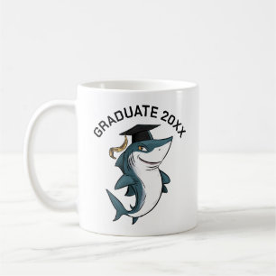 Shark Graduation Personalized Coffee Mug