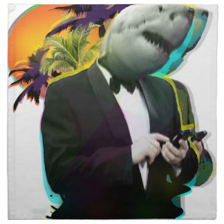 SHARK GUY NAPKIN