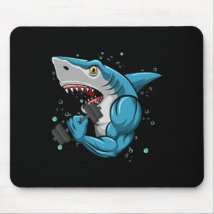 Shark Gym Powerlifting Weightlifting Bodybuilding  Mouse Pad