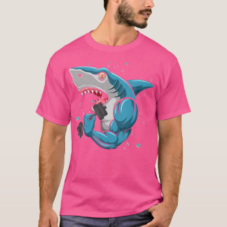 Shark Gym Powerlifting Weightlifting Bodybuilding T-Shirt