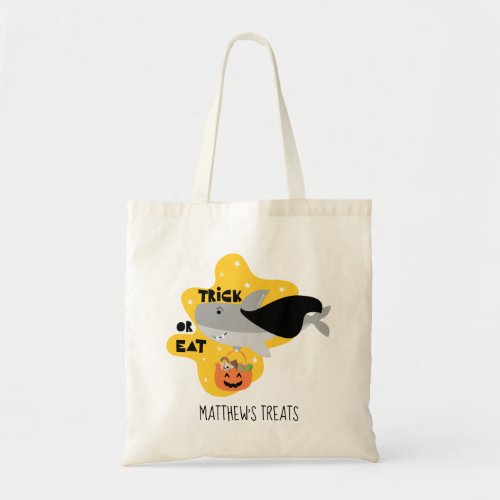 Shark Halloween Treat Tote Bag