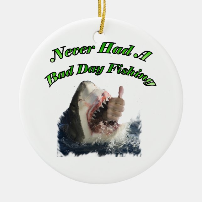 Shark hand ceramic ornament (Front)