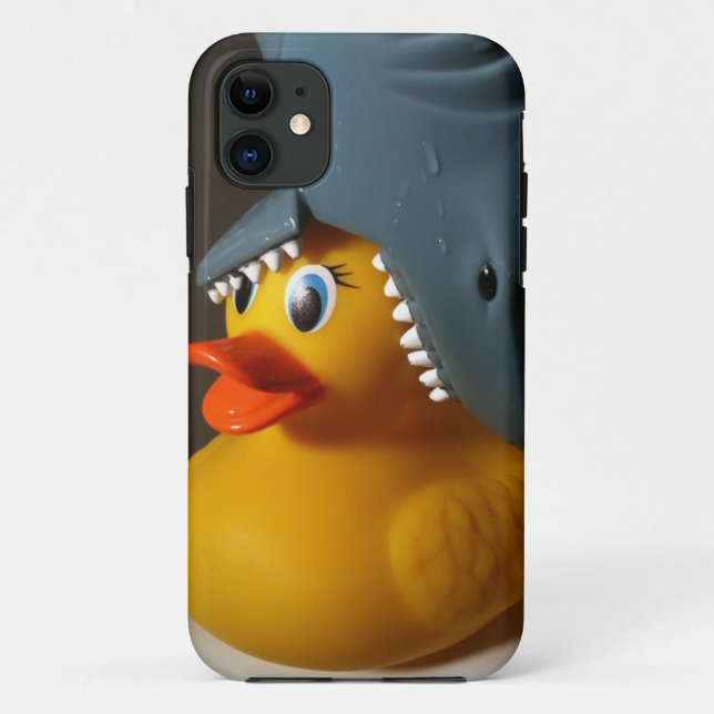 Shark Hat Rubber Duck Case-Mate iPhone Case (Back)