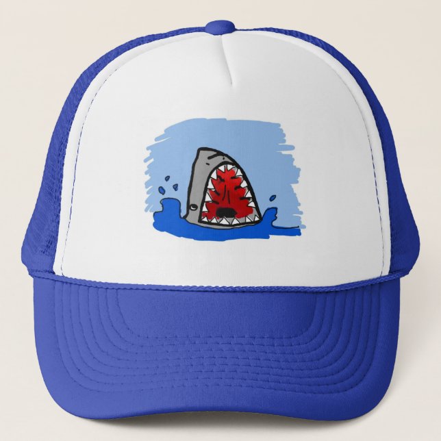 Shark Hat! Trucker Hat (Front)