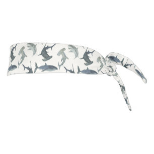 Shark Headband   Watercolor Shark Pattern