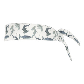 Shark Headband | Watercolor Shark Pattern