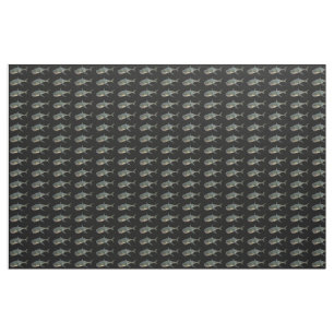 Shark Identification Chart Labeled Fabric