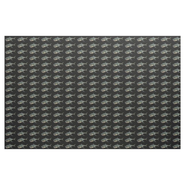 Shark Identification Chart Labeled Fabric (Yard)