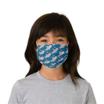 Shark in Santa Hat Christmas Holiday Kids' Cloth Face Mask