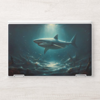 Shark in the Deep Ocean HP Laptop Skin
