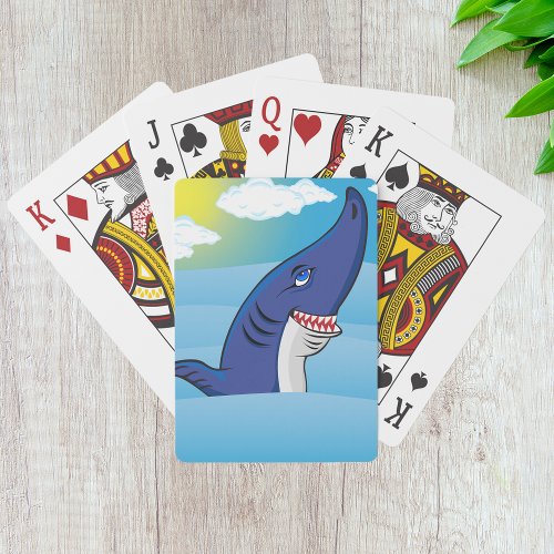 Shark In The Ocean Poker Cards