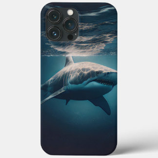 shark in the sea iPhone 13 pro max case