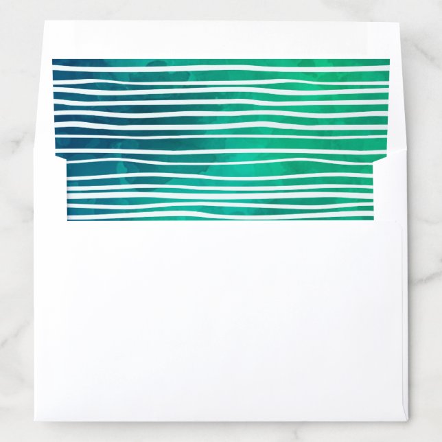 Shark Infested Any Age Birthday Party Envelope Lin Envelope Liner (In Envelope)