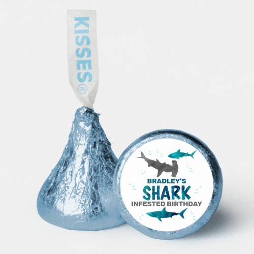 Shark Infested Any Age Birthday Party Hersheys Kisses