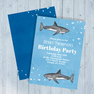shark invitation