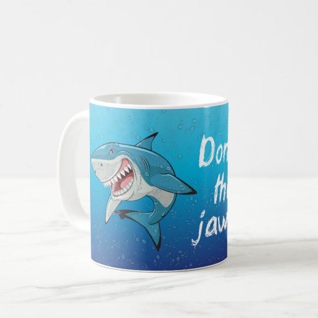 Shark Jaws Coffee Mug (Front Left)