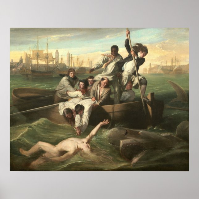 Shark - John Singleton Copley Fine Art Poster (Front)