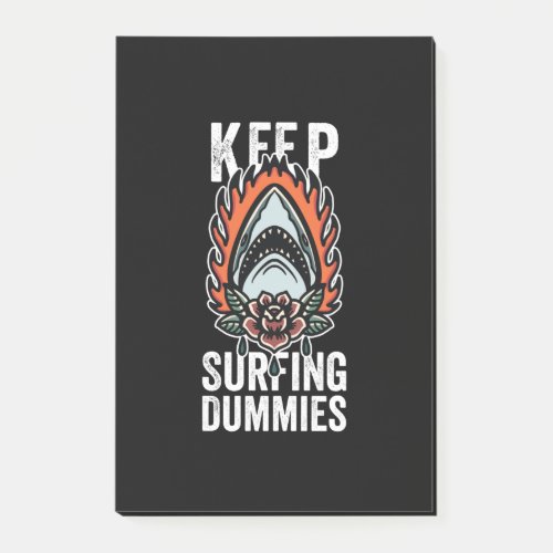 Shark Keep Surfing Dummies Post_it Notes