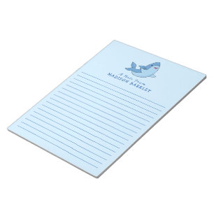 Shark Kid's Cute Kawaii Stationary Notepad