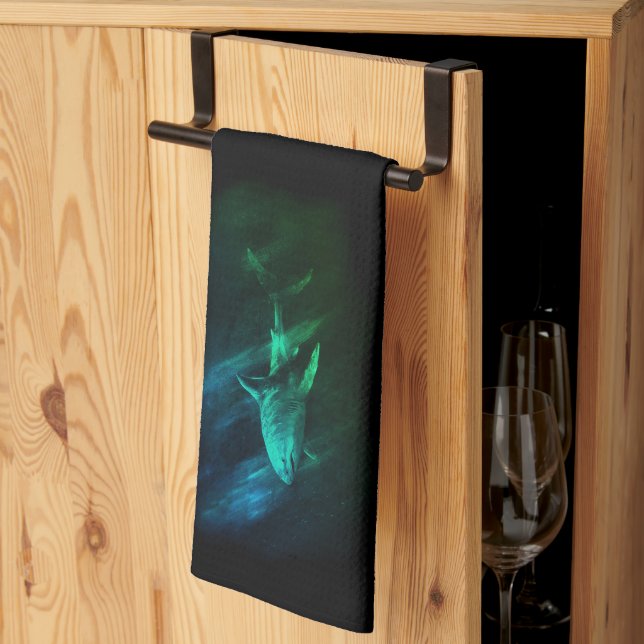 Shark Kitchen Towel (Thirds Fold)