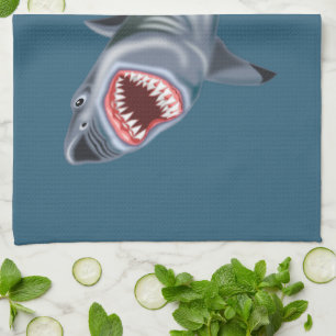Shark Kitchen Towel Custom Colors