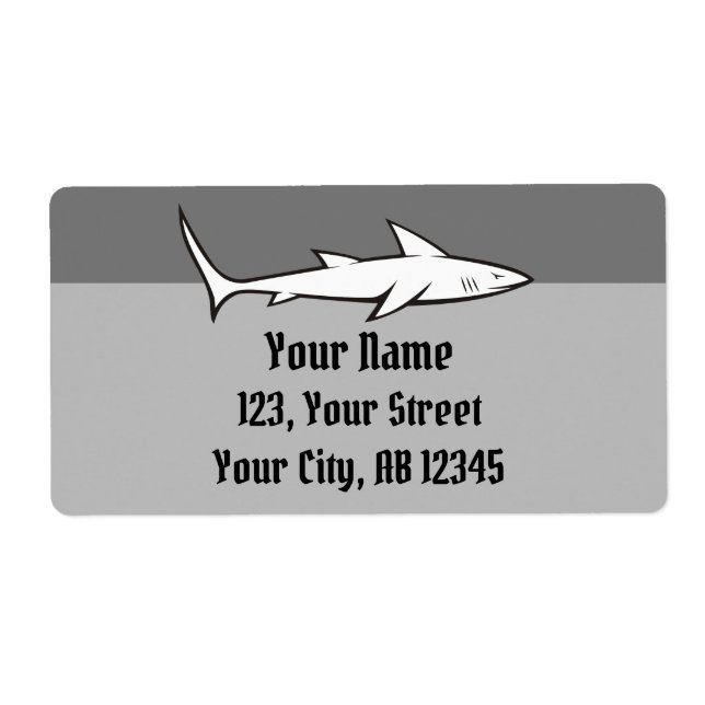 Shark Label (Front)