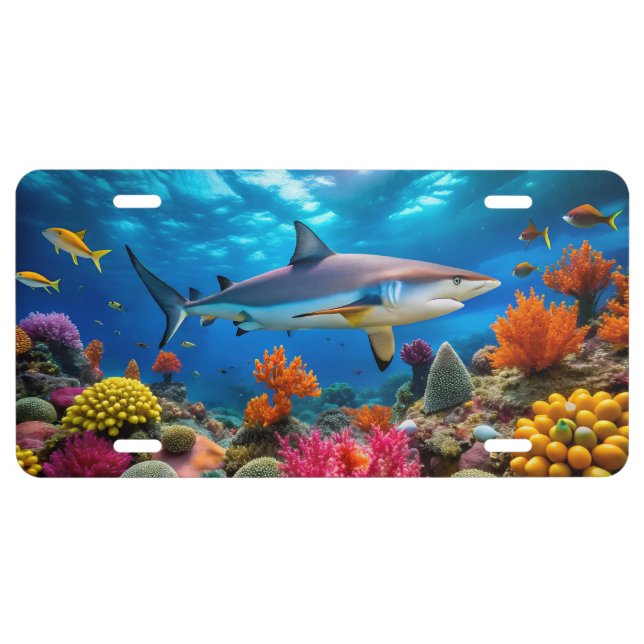 Shark License Plate (Front)