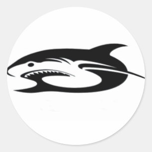 Shark Logo Products Classic Round Sticker