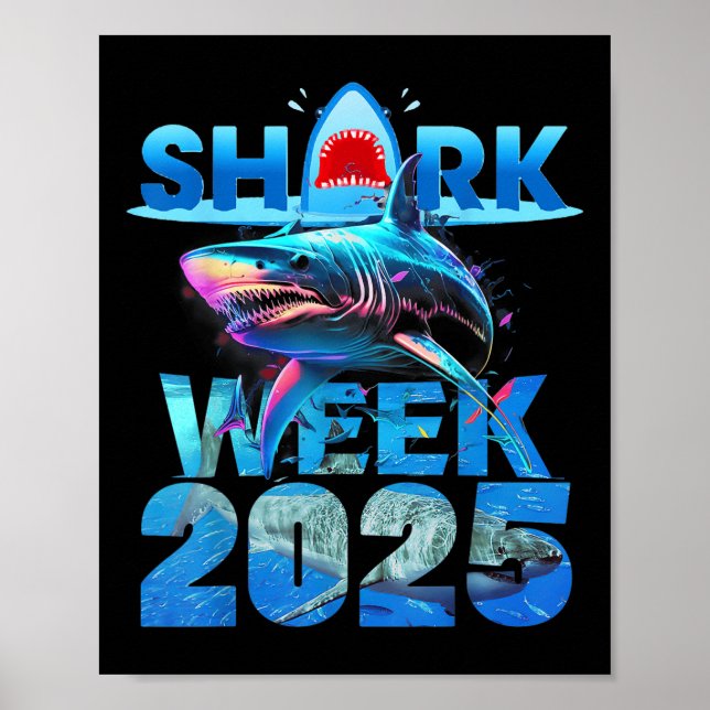 Shark Lover 2025 - Ocean Conservation Week  Poster (Front)