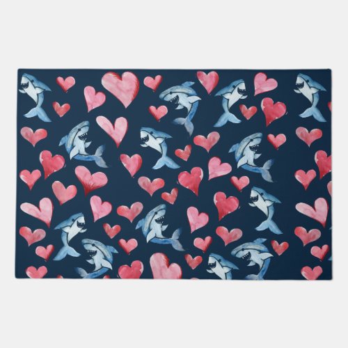 Shark Lover Card Doormat