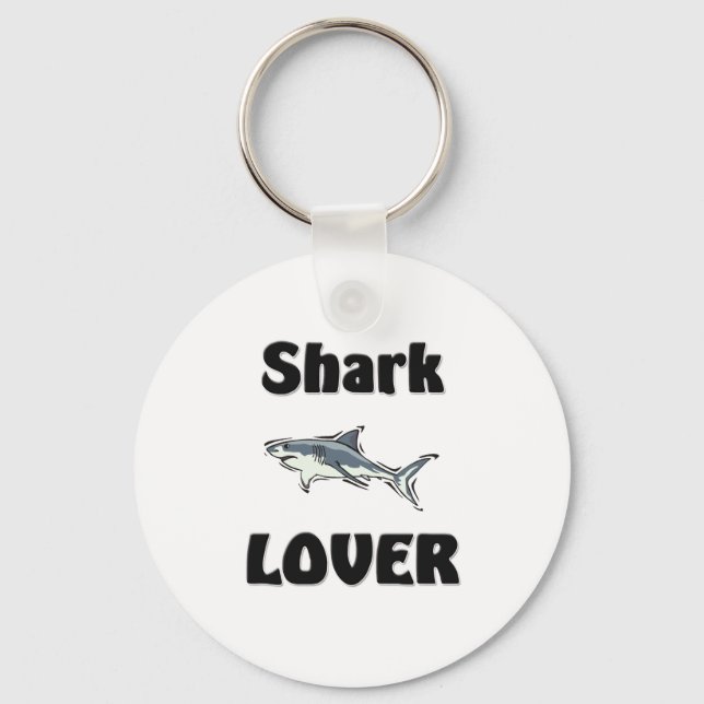 Shark Lover Keychain (Front)