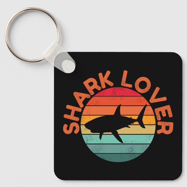 SHARK LOVER KEYCHAIN (Front)