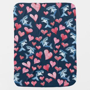 Shark Lover Swaddle Blanket