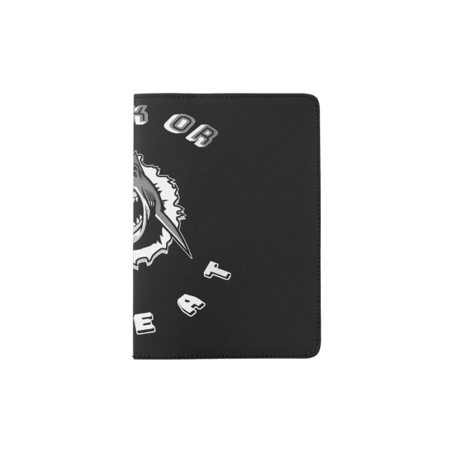 Shark Lover | Womens Shark Halloween Costume Passport Holder (Front)