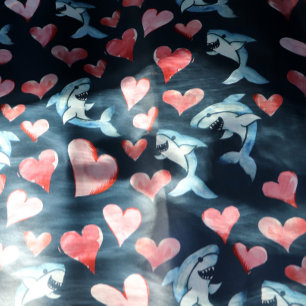 Shark Lover Wrapping Paper Sheets