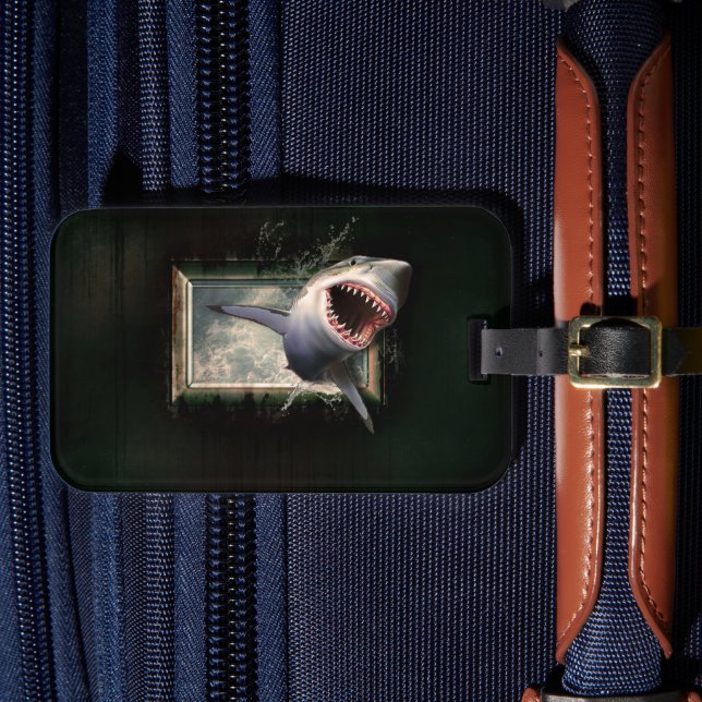Shark Luggage Tag (Front Insitu 4)