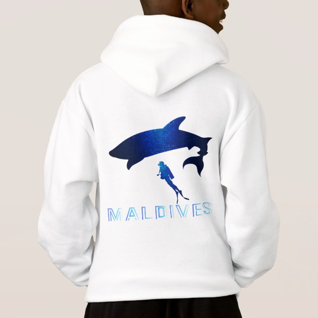 SHARK MALDIVES HOODIE (Back)
