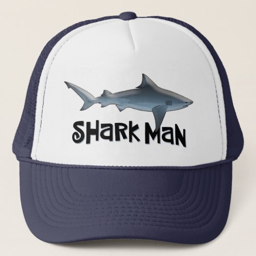Shark Man Trucker Hat