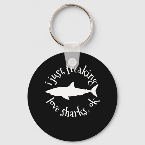 Shark Marine Biologist Gift Keychain