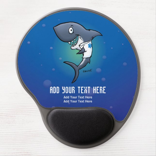 Shark Medical Healthcare Gel Mousepad (Front)