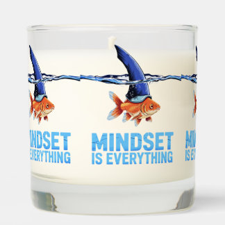 "Shark Mindset Goldfish – Inspirational Motivation Scented Candle