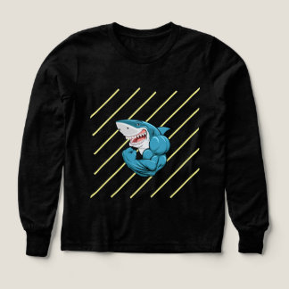 "Shark Mode Sweatshirt – Deep Sea Style with Bite" Tri-Blend Shirts
