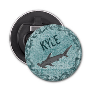 Shark -Monogram Beer Bottle Opener
