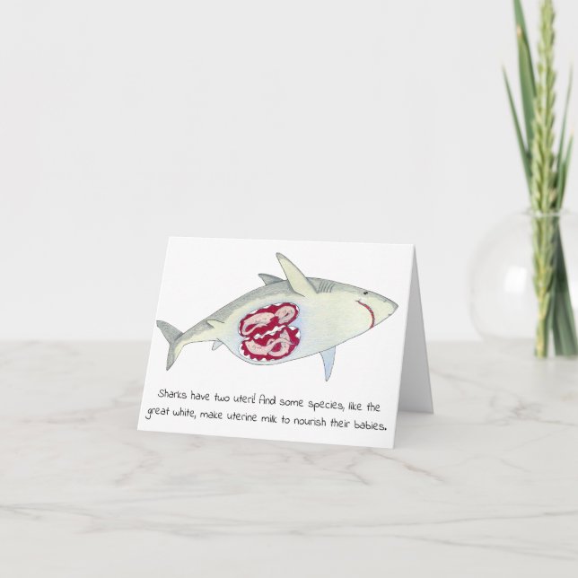 Shark Mother's Day Card (Front)