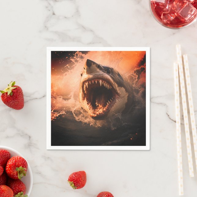 Shark Napkins (Insitu)