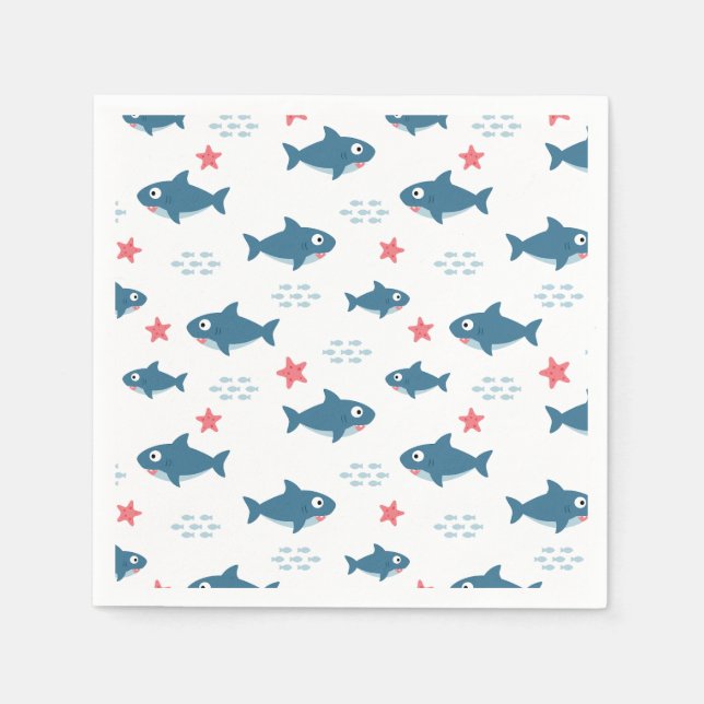 Shark Napkins (Front)