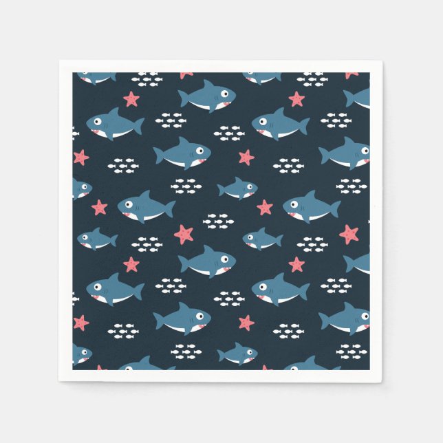 Shark Napkins (Front)